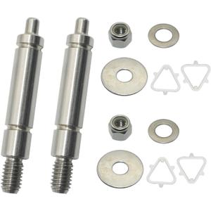 W10359269 Dryer Drum Shaft for Right Side, Replaces for AP6020386, 1878660, 339489, with W11236646 Washer and W10512946 Tri-Ring Retainers, 2 Sets