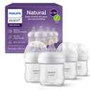 2 Packs 
Philips Avent Natural Baby Bottles with Natural Response Nipples (Slow Flow, Flow 2), 4oz
, 11oz