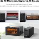 Creality Falcon AP1 Smart Smoke Purifier, 360 Full-circle Purification, 99% Purification Rate, Real-Time PM2.5 Monitoring, WiFi/App Control, 150W IOT-Connected Fume Extractor for Most Laser Engraver