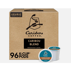 Caribou Blend Medium Roast, 96 Single-Serve Pods, BBD:  05/06/2027