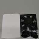 DEWENWILS 2 Pack 120V AC Fan, Waterproof Exhaust Fan 120mm, 13W 2800RPM 60CFM, DIY Cooling Fan for Refrigerator, Computer Case, Compressor Engine, Generator, UL Listed
