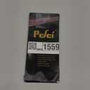 Pefei Tweezers Set - Professional Stainless Steel Tweezers for Eyebrows - Great Precision for Facial Hair, Splinter and Ingrown Hair Removal (Black)