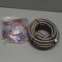 AN6 20FT Fuel Line Hose Kit, Stainless Steel Braided 3/8" - 8.73mm ID (AN6, Stainless Steel)