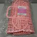 BABANA Jelly Bags - (Set) Small and Large Mother Daughter Jelly Totes | Reusable Gift Basket, Beach Bags - (Small, Large) - Pale Pink