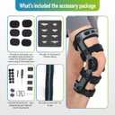 Komzer ACL Knee Brace, Best Knee Brace for Men & Women, Knee Support for Running & Sports/PCL & Ligament Injuries/OA Arthritis/Knee Joint Pain Relief (L-Right)
