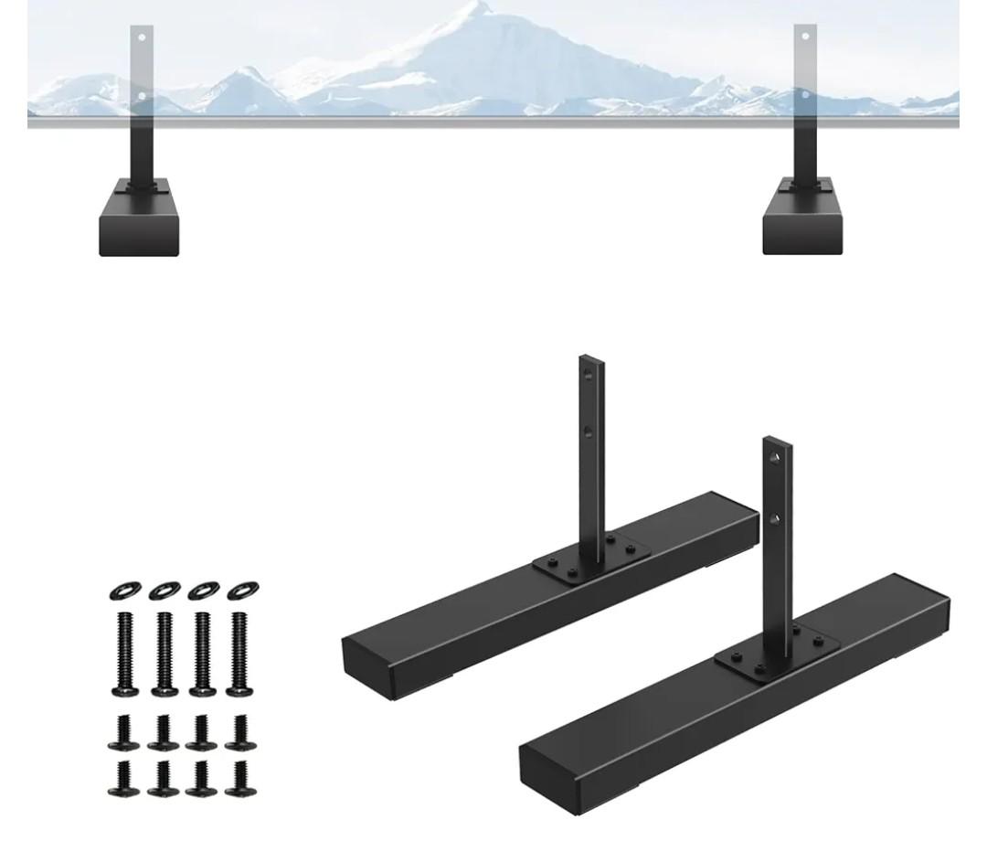 Metal TV Legs for Sony Bravia TV Legs Replacement Only Fit for Hole Distance of 40mm Center-to-Center Not Universal TV Stand Legs Replacement for Sony Please Check Hole Spacing and Model