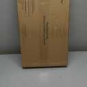 Trobing Standing Desk Mat Balance Board with Rollerball, Wooden Wobble Anti Fatigue Mat Balance Board for Standing Desk, Home Office Non-Slip Comfort Floor Mat to Relieve Foot, Knee, and Back Pain (A: Medium Black ( 21 inch)