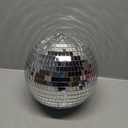 Alytimes Mirror Disco Ball - 8-Inch Cool and Fun Silver Hanging Party Disco Ball Big Party Decorations, Party Design