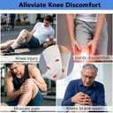 One Compress Knee Sleeves, Knee Brace for Women Men Knee Pain, Elastic Compression Leg Sleeves for Arthritis, Ideal for Running, Hiking, and Daily Wear (Gray, XXL)