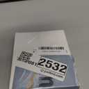 Frienda 4 Pcs White Curtain Rod Support Brackets Adjustable Curtain Rod Hangers for 1 Inch Diameter General Hardware Holders Wall Bracket Hanger Hooks with Screws