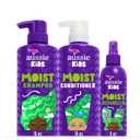 Aussie Kids Hair Care Bundle Set Including: Shampoo (16 Fl Oz), Conditioner (16 Fl Oz) & Detangler Spray (8 Fl Oz), Paraben- Freem Sulfate-Free, Dye-Free, Cruelty-Free, Tangle-Free Styling