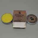Striking Viking Beard Balm for Men – Light Hold, Sandalwood, 2 Oz - Leave-in Beard Conditioner with Shea Butter, Tea Tree, Argan & Jojoba Oils - Smooth, Shape & Moisturize Coarse, Dry Facial Hair