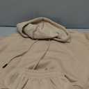 Tanming Women 2 Piece Outfits Sweatsuits Crop Pullover Fleece Sweatshirt Jogger Pants Lounge Set (Small, Khaki)