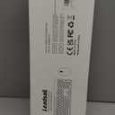 LeadsaiL Pink Wireless Keyboard and Mouse Combo, Full-Sized Ergonomic Computer Keyboard with Phone Tablet Holder, 2.4GHz Silent Cordless Keyboard Mouse Set for Windows Laptop, PC, Desktop