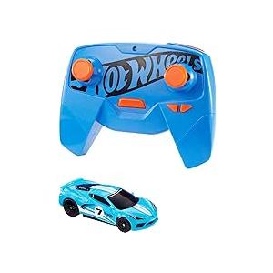Hot Wheels RC Toy Car, Remote-Control Lamborghini Revuelto in 1:64 Scale, Recharge with USB Cable, Races & Stunts On- and Off-Track with Turbo Boost