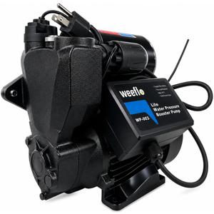 1.5HP Booster Pump Self-Priming, 1600GPH 100ft Head Water Pressure Pump with Automatic Mechanical Pressure Switch, Overheat & Dry-Run Protection for Home, Irrigation, Garden