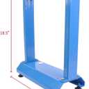 Portable Motorcycle Bicycle Wheel Balancer, Rim Tire Balancing Spin Static Truing Stand w/Adjustable Centering Cones