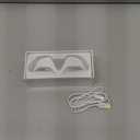 Under Eye Red Light Therapy Glasses, Red Light Therapy Device Microcurrent Eye Massager, Botanique Paris Eyes Bag Remover for Reduce Dark Circles and Wrinkles (White)