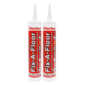Original Fix-A-Floor Loose Tile Repair Adhesive for All Tile, Ceramic, Marble, Stone & Wood. Custom Tip for All Grout Sizes 10.1 oz-Pack of 2 *for Best Results Use The Proven Power of a Caulk Gun