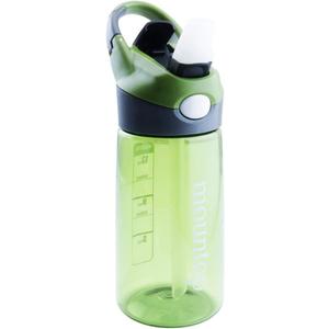 mountop Kids Water Bottle with Silicone Straw and Handle, Easy Use for Girls and Boys, BPA-free Water Bottle for Kids 14oz 400ml (Green)