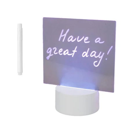 Globe Electric LED Integrated Rechargeable Color Changing Mini Glow Board with Included USB Cable