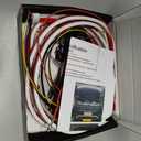 Exterior Car LED Hood Light Strip,Dual Color Dynamic Scan Start Up Hoodbeam Kit,Led Daytime Running Lights White&Amber Switchback Sequential Turn Signal Lights for Cars, Trucks,SUV(95inch/1set)