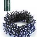 Flacchi White Christmas Lights, 66 ft 200 LED Battery Operated String Lights Waterproof 8 Modes & Auto Timer Mini Lights for Xmas Decorations, Halloween, Holiday Decor Outdoor Indoor