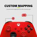 Xbox Wireless Gaming Controller | Pulse Red | Console, PC, & Android | Textured Grip | Wireless, Bluetooth, USB-C Connectivity
