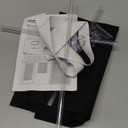 LazBlinds 100% Blackout Roller Shades, No Tools No Drill Cordless Blinds for Windows, Thermal Insulated UV Protection Privacy Window Shades for Bedroom (36''W x 72''H, Black)