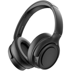 ADOOPE Wireless Headphones | 94dB Volume Limited Hearing Protection | Built-in Mic | Bluetooth 5.3 | Foldable & Durable Headset for School, Travel | Ideal Back to School Gift for Kids(Black)