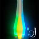 SPORTY PLAY LED Juggling Sticks for Kids - Glow-in-The-Dark, Durable Plastic Toys for Skill-Building & Coordination, Rechargeable Juggling Pins - Fun Gift for Birthdays & Holidays