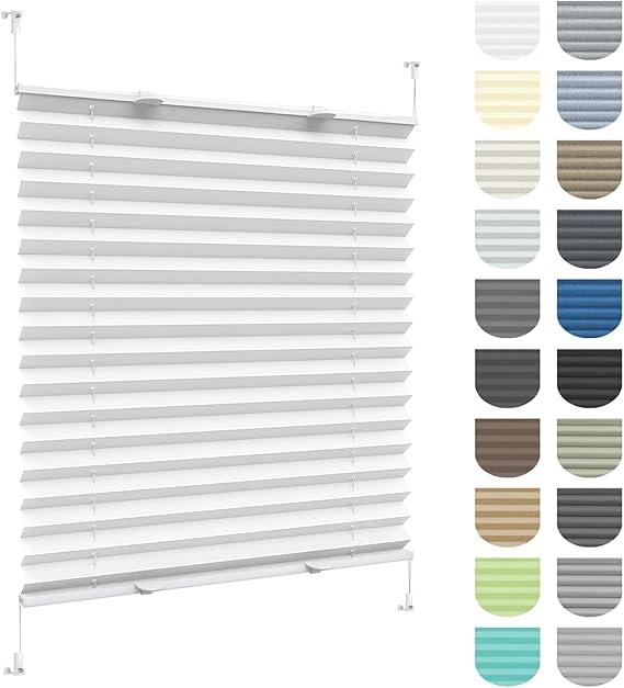 Set of 6 white curtains 52"