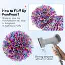 Zando Satin Lined Toddler Winter Hat Warm Kids Knit Beanie Hat Silk Lined Baby Girls Boys Double Pom Pom Children 3-8 Years (Two Tone Brown)