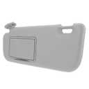 Mobestech Grey Driver Side Sun Visor with Mirror Replacement Car Interior Sun Protection Visor with Vanity Mirror