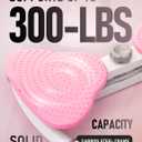 Waist Twister Machine Exercise, Ab Twist Board for Body Toning, Fat Burning, Supports 300 lbs, Noiseless, Anti-Slip, Compact Portable for Home, Gym, Apartment, Office