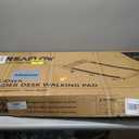 TREAFLOW Walking Pad Portable Under Desk Treadmill with Incline 2.5HP for Home Office 265 lbs Capacity Remote Control LED