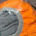 Lelepet Dog Coat Warm Dog Winter Coat Waterproof Dogs Jacket with Harness Built in Reflective Pet Fleece Vest Zip-Up Cold Weather Coats for Medium Dogs Turtleneck & Windproof Coats Blaze Orange M