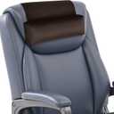 WdFour Velvet Neck & Head Pillow for Recliner Chair, Small Ergonomic Cervical Support Pillow for Home, Office and Travel, Non-Slip Cushion for Tension Relief & Shoulder Comfort (Chocolate)