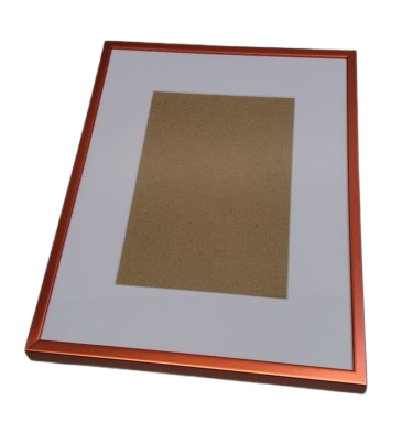 Heavy-Duty Zinc Alloy Photo Frames with Acid Free Mat for Wave Design Silver Picture Frame for Desktop and Wall Hanging 8x10