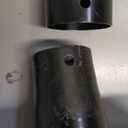 Rain Chain Gutter Adapter, Rain Chain Adapter for Gutter, Curved Spout Rain Chain Installation Kit, Powder Coated Gutter Adapter Set for Gutter Downspout Outlet