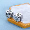 2 x Food Decision Dice for Date Night Funny Gag Gifts for Boyfriend Girlfriend for Mom Husband Wife, Anniversary Birthday Gift, Wedding Fathers Day Stocking Stuffers for Men Women