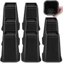 MCXYEM Bed Risers Adjustable Furniture Risers - Heavy Duty 4 or 8 inch or 12inch Non-Slip Lift Supports for Beds/Couches/Sofas, Durable Square Design with Creates Storage Space (Black 9 Pack, 8 Inch)