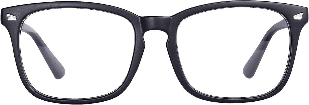 MAXJULI Reading Glasses Blue Light Blocking,Readers for Women Men Anti Glare Filter Lightweight Eyeglasses 5007 (Black)