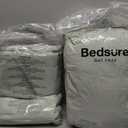 Bedsure Oversized Queen Comforter Set Sage Green - Bed in a Bag Bedding Set 7 Pieces, GentleSoft™ Pintuck Bed Set Gift for Family, Pinch Pleat All Season Comforter with Sheets, Pillowcases & Shams