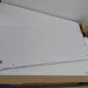 UTEX Over The Toilet Storage Cabinet, Bathroom Above Toilet Cabinet Organizer with Adjustable Shelves, White, 24" W x 9" D x 62" H