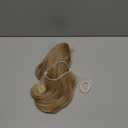 Clip in Ponytail Extension 18 Inch Pony Tails Hair Extensions for Women Long Straight Curly Tail Ponytail Hair piece Synthetic Fake Versatile Pony Gloden Blonde and Beach Blonde Tips