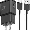 for Samsung Charger Fast Charging Cord 6FT Type C Charger USB Wall Charger Block Android Phone Charger for Samsung Galaxy A16 A15 A55 A54 S10 S10+ S20+ S21 S22 S23 S24 S25 Plus/Ultra/FE,Note 20/10/9/8