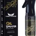 Oil Sprayer For Cooking, 200ML-Glass Refillable Spray Bottle, Oil Spritzer Dispenser For Kitchen,Olive Oil Dispenser Spray Bottle,Oil Sprayer For Air Fryer, Perfect Control For A Healthy Diet Portion.