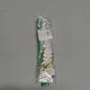 Anne Klein Silicone Fashion Bracelet for Apple Watch, Secure, Adjustable, Apple Watch Replacement Band, Fits Most Wrists (42mm (Series 10) & 38/40/41mm, White/Gold)