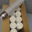 LITOPAK 500 Pack 4 oz Paper Cups, Brown Disposable Hot Coffee Cups for Party, Picnic, Travel, and Events